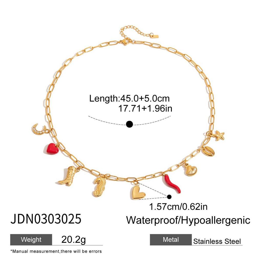 Summer Bohemian Layered Necklace With Seed Beads Animal Starfish Pendant Fashion Jewelry Accessories