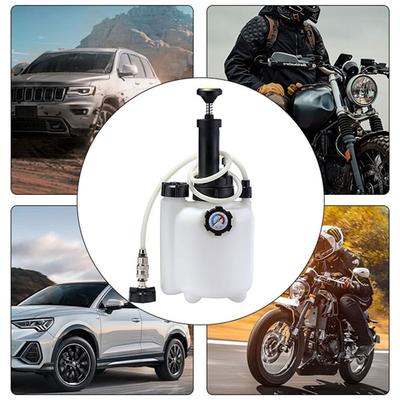 3L Car Brake Oil Pump Manual Replacement Tool with 1L Oil Bottle Vacuum Pump Refueling Tool Universal Adapter Fluid Oil Changer