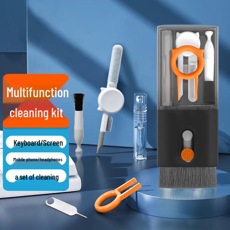 Multifunktionaler Reinigungsstift für Tastatur & Kopfhörer: Tiefenreinigung für Bildschirme & Geräte