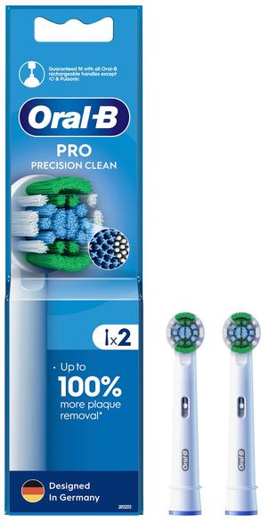 Toothbrush Heads Oral-b Eb20rx-2 Precisionclean White 2 Pcs.