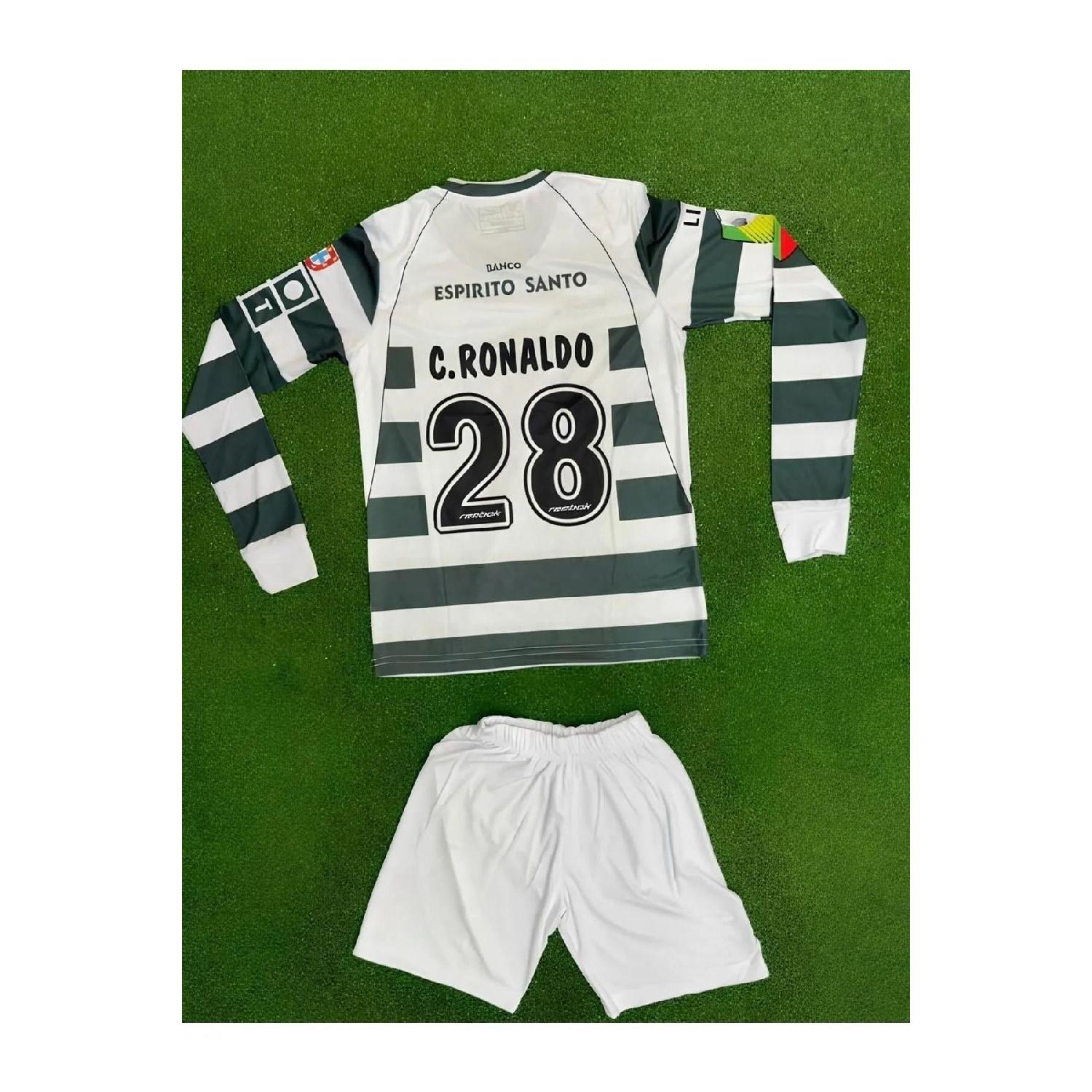 

Детский трикотаж с длинным рукавом Роналду Лиссабон Bebe чистый