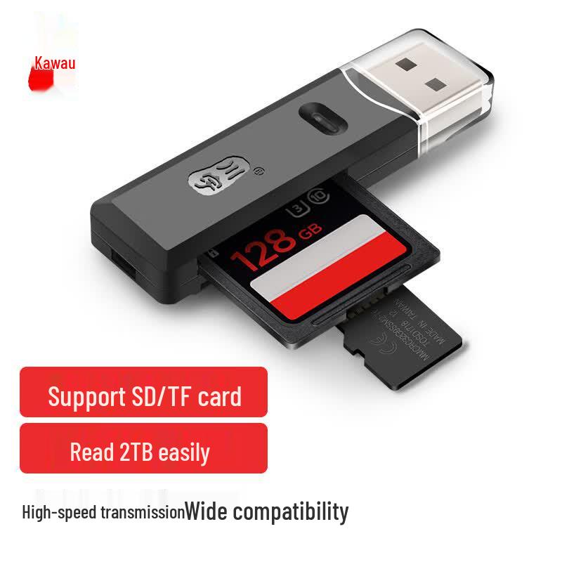 CHUANYU C296 2-in-1 USB 2.0 SD/TF Card Reader