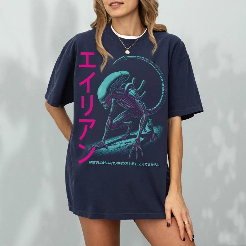 Alien Tshirt Alien War Iron Blood Warrior Tshirt Womens Tshirt Summer New Unisex Casual Cotton Tshirt