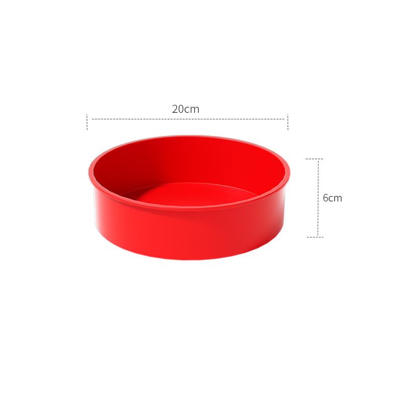 Multi-size silicone cake pans for baking, round cake molds silicone baking pans non-stick quick demoulding suitable for cheeseca