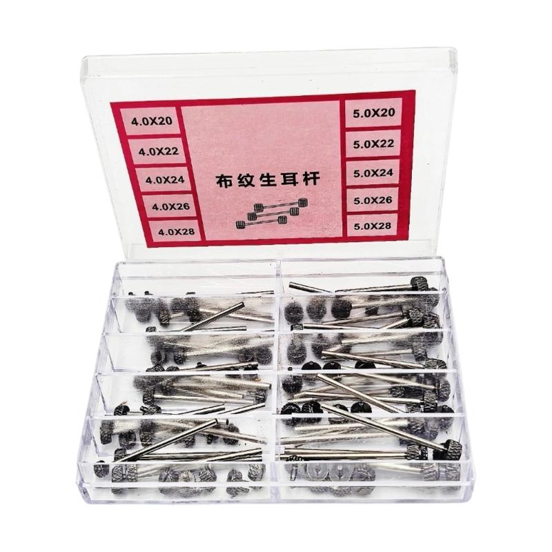 

Pack of 50 Steel Spring Rod for Jewelry Making 4.0mm and 5.0mm Comfortable Grip 1