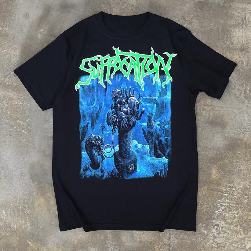 The SPAWN BREEDING T-Shirt - SUFFOCATION Band Black All Size Gift Shirt Unisex T-Shirt