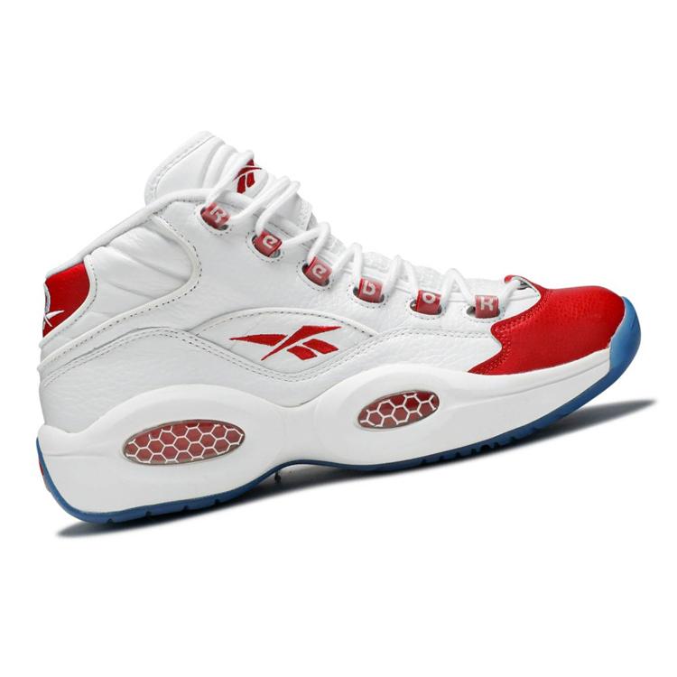 Reebok Question Mid 'White Pearlized Red' 79757