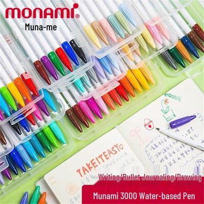 Munami Faserschreiber & Gelstift Set - Wasserbasiert, Fineliner & Bunte Stifte für Planer
