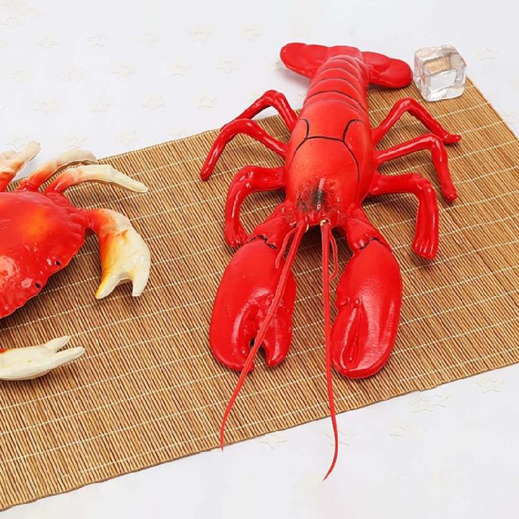 Useful Artificial Lobster Crabs Mini Food Model for Hotel Decorations