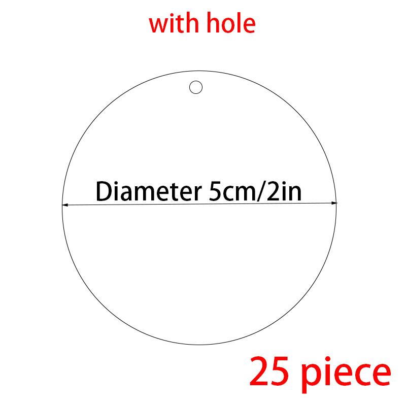 

Frosted Circle Acrylic Ornament Disc Round Hanging Craft Color Acrylic Sign for Milestone Marker,Engraving,Painting,DIY Project Frosted 2mm thick