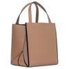 Michael Kors Jordi Brand Logo Tote Bag Tote Bag Shopping Bag Cow Leather Handbag Medium Women's Beige