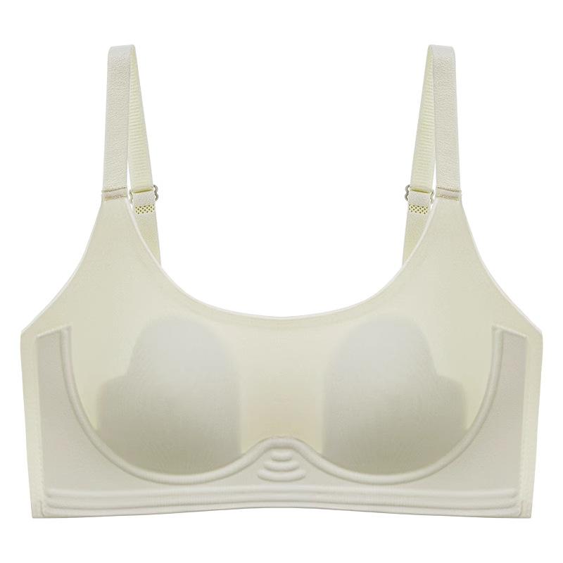 Langsha Seamless Underwear Women's Summer Ultra-thin Bra Ice Silk Breathable Cool Breathable Tube Top Gathers Beautiful Back Underwear Women