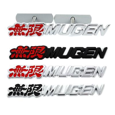 Adesivo per auto in metallo Griglia anteriore per cofano Emblema per griglia Badge per H-on//da Mugen Accord Civic Crv City Jazz Hrv Accessori per lo styling dell'auto