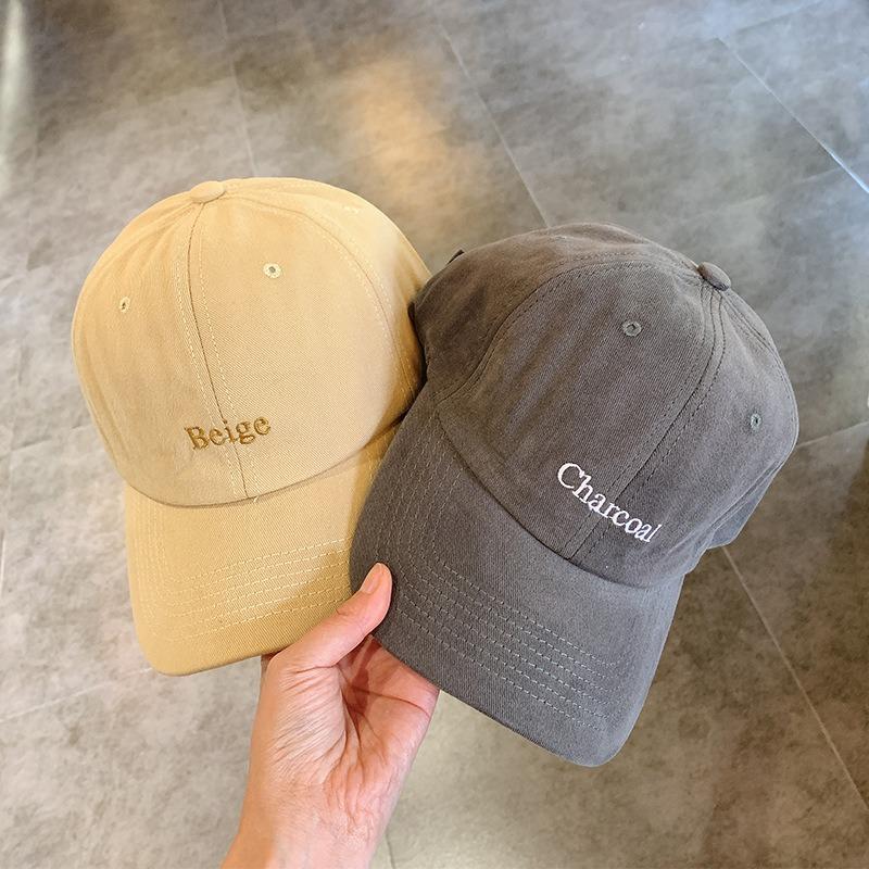 Hat Baseball hat Women's summer big head circumference thin trendy versatile niche trendy brand showing face small cap