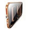 For Samsung Galaxy S26 S25 S24 S23 S22 Ultra Plus Case Metal Alloy Magnetic 360° Full Surround Screen HD Tempered Glass Protection Cover