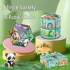 Vzor Panda 3D Magická kostka: Transformovatelné geometrické stavební bloky