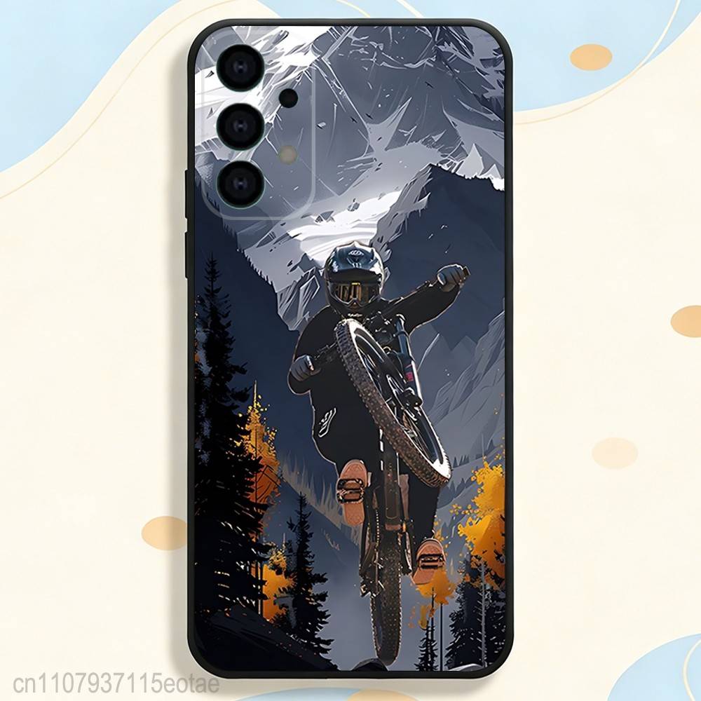 

Mountain Bike Bicycle cool Phone Case for Samsung S26 S24 S22 S25 Ultra S9 S20 FE S23 Plus S10 S21 Shockproof Funda Cover SamsungS20ULTRA5G