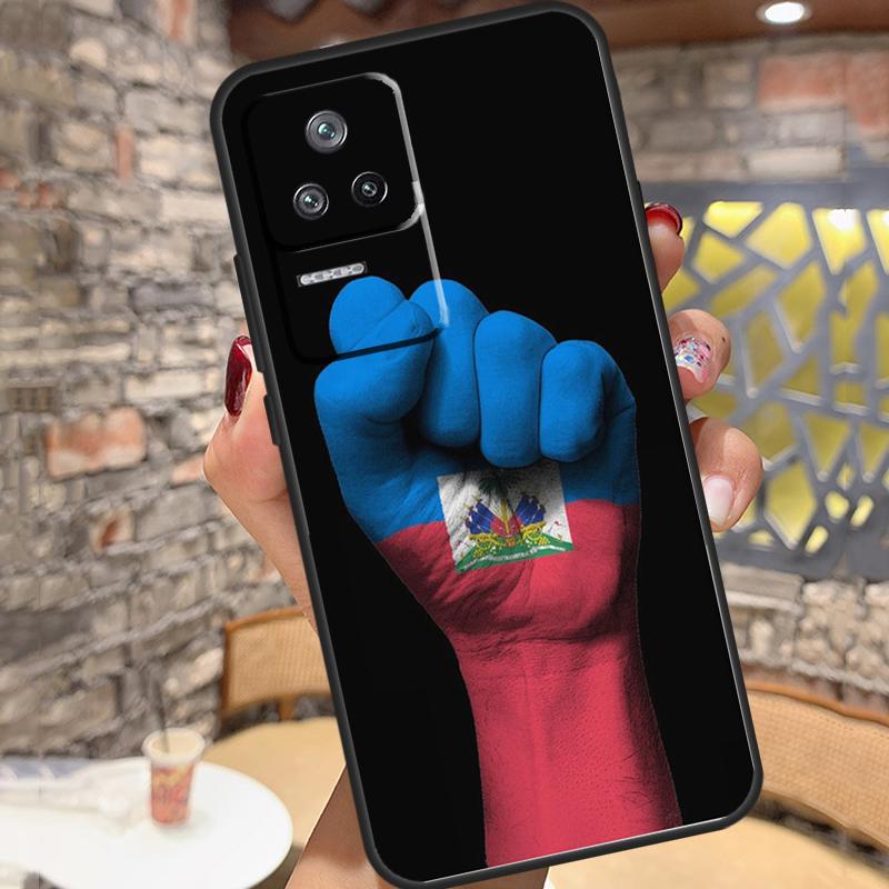 Haiti Haitian Flag Case For Xiaomi 14T Pro 13T 11T 12T 13 14 15 Ultra POCO X6 X7 Pro X3 X5 M6 F5 F6 Pro Cover