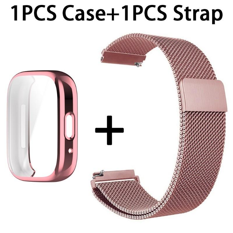 

Ремешок + Чехол для Redmi Watch 3 Lite 3 Active Металлический Браслет из Нержавеющей Стали Сменный Ремешок Мягкая Крышка-Рамка Redmi Watch 3Active