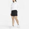 Nike Solid Color Logo Print High Waist Straight Mini Skirt Women Bottoms Black DM6252-010