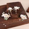 5 Stück/Set Mit Vintage-Blumen- und Quastendesigns Handgefertigte Hanfu-Haaraccessoires Elegante Klassische Kopfbedeckung