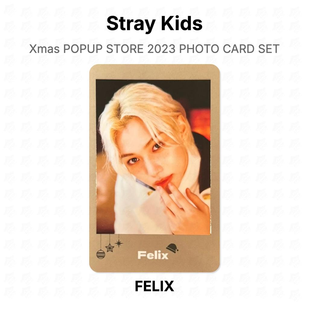 Stray Kids Xmas POPUP STORE 2023 PHOTO CARD SET Official Photocard