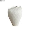 Creative Retro White Ceramic Vase Minimalism Flower Pots Desk Decoration Flowers Arrangement Floral Vases Room Aesthetic Decor