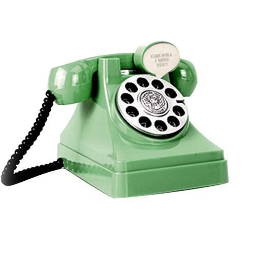 Retro Cute Plastic Telephone Model Piggy Bankt Kids Coin Bank Money  Saving Box Decorative Ornaments Craft