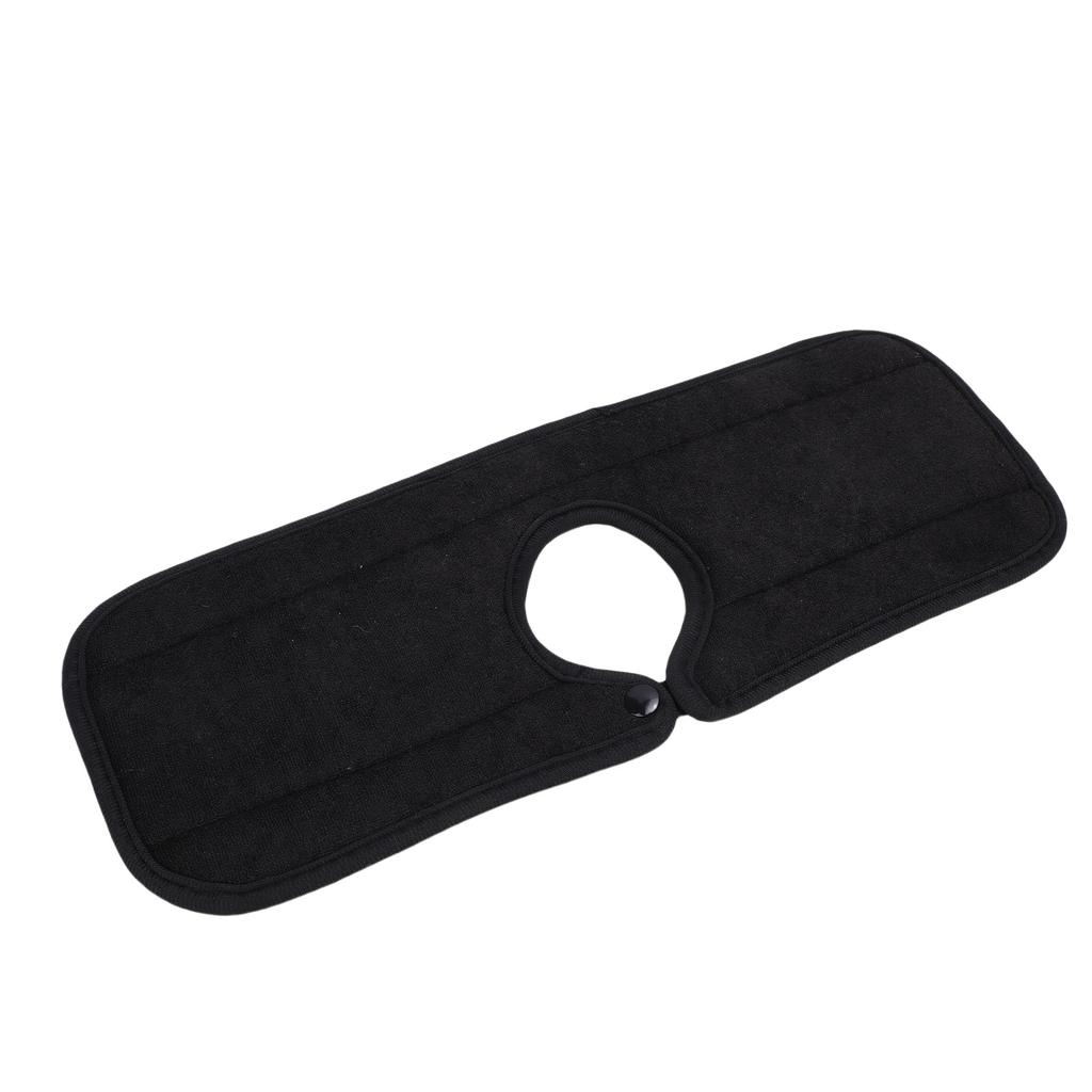 Sink Mat Drip Catcher Guard Faucet Mat for Sinks Absorbent Washable Counter Protector Drying Pad for Kitchen Bathroom RV Black