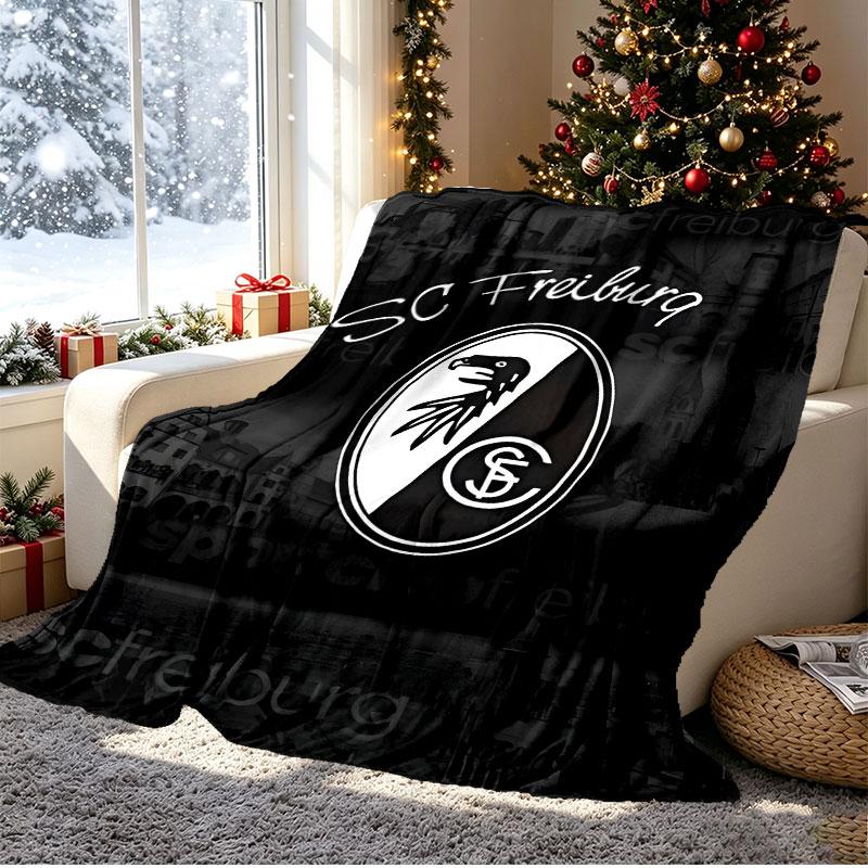 SC Freiburg Muster Decke für Heimdekoration, Bett, Sofa, Autoreise, Camping, Geeignet für alle Jahreszeiten, Geburtstags-Weihnachtsgeschenk