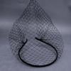 Elegant French Style Birdcage Veil Rhinestone Pearl Bridal Headwear Charm Shiny Bride Veils Women