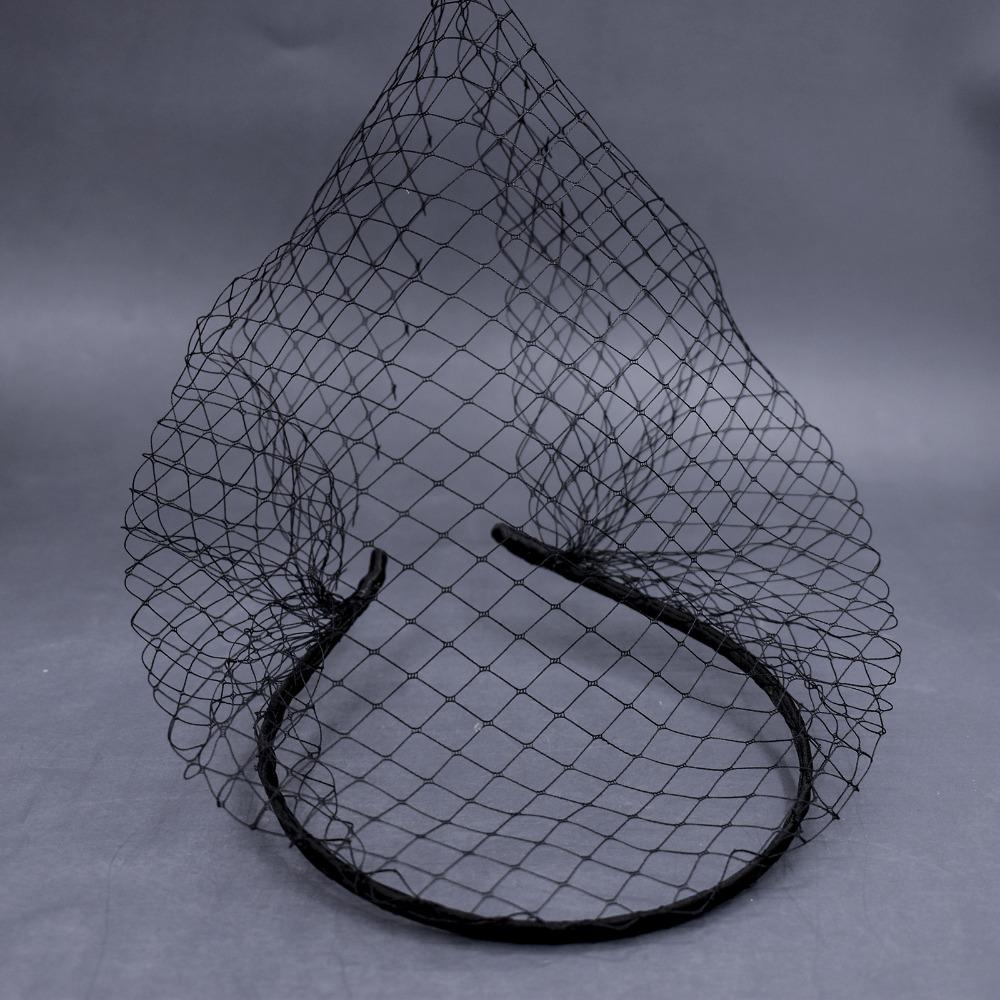 Elegant French Style Birdcage Veil Rhinestone Pearl Bridal Headwear Charm Shiny Bride Veils Women