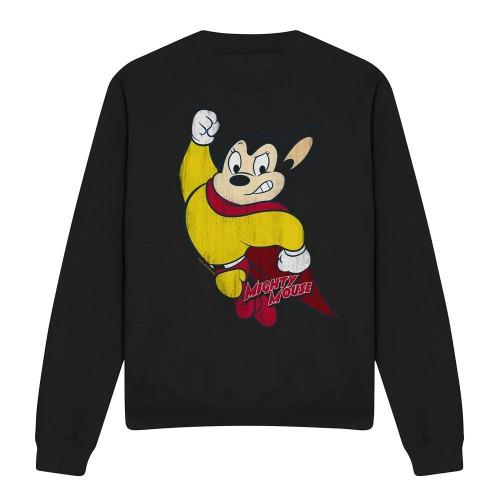 Mighty Mouse Unisex Adult Classic Hero Sweatshirt