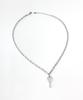 Glory_Arden [Unisex] Surgical Steel Key Point Bold Necklace / Ghmn-417