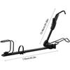 Bike Rack, Adjustable Self-assembling Upright Bicycle Bracket Universal Roof Assembly Roof for Cars, SUVs, MPVs, Etc