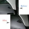 For Mercedes Benz GLE GLS Class W167 X167 GLE350 450  ABS Chrome Car Dashboard Side Air Outlet Frame Trim Cover