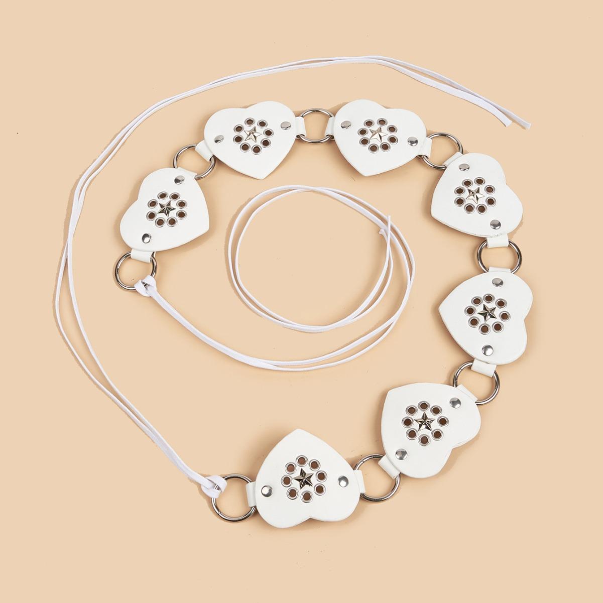 

Пояс Millennium Spice Girl Retro с кольцами-заклепками, дизайн с летающим кольцом, пояс до половины тела