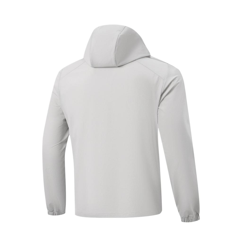 Li Ning Fitness Series Hooded Zip Jacket Men jackets AFDW929-1