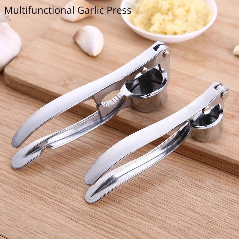 Multifunction Garlic Press Walnut Crusher Ginger Squeezer Lid Opener Ginger Mincer Masher Kitchen Gadgets and Accessories