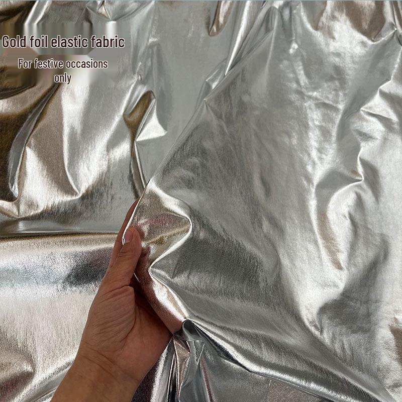 Silber Rot Gold Hochzeitskulisse Drapierung mit plissiertem elastischem Stoff für Verlobungen und Bankette