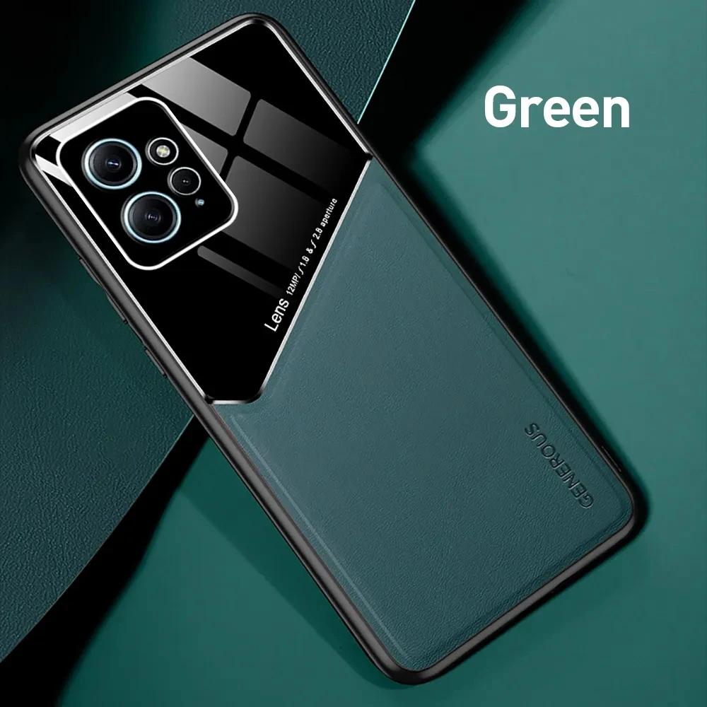 

Протиударний чохол для Xiaomi Redmi Note 12 Pro 5G 12S 12C 10C 11 11S 10S 10 Pro Захисний чохол Магнітний тримач Coque Fundas Redmi Note 12 Pro 5G зелений