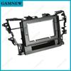 Gloss Black Center Console Navigation Panel for 2015 Toyota Alphard with Android Large Screen and Versatile Frame Modification.
