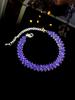 Silver Shimmering Full Diamond Ankle Chain Woman, Niche Design Temperament Zircon Jewelry Gift