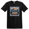 Auto Rennsport T-Shirt Berg Drifting Design Grafik T-Shirt Abenteuer Liebhaber