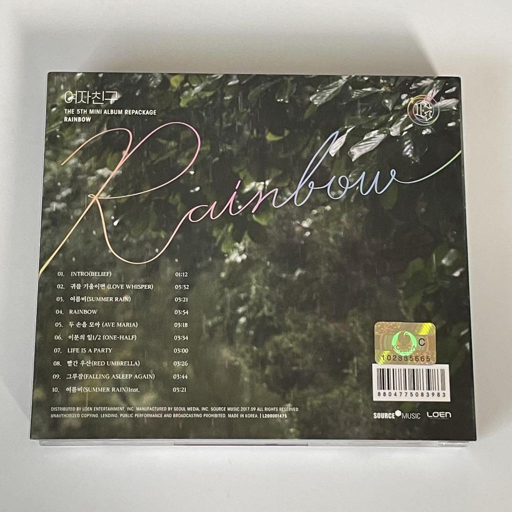 [USED] Gfriend Yeojin Rainbow Album CD Shinbi Trading Card