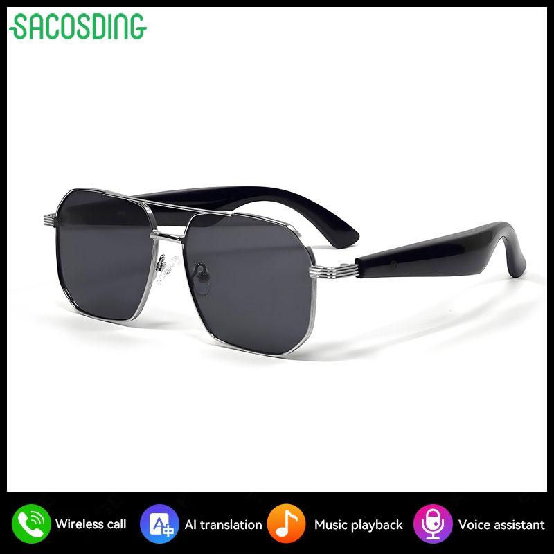 New AI Simultaneous Interpretation Smart Glasses Bluetooth 5.4 Sunglasses Glasses Wireless Call HIFI Music Anti-UV For Men And Women