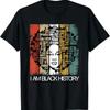 I Am Black History Month T Shirt Vintage Washed Stylish Designer Clothes Homme Fashion Slightly Graphic Top For Everyday Wear
