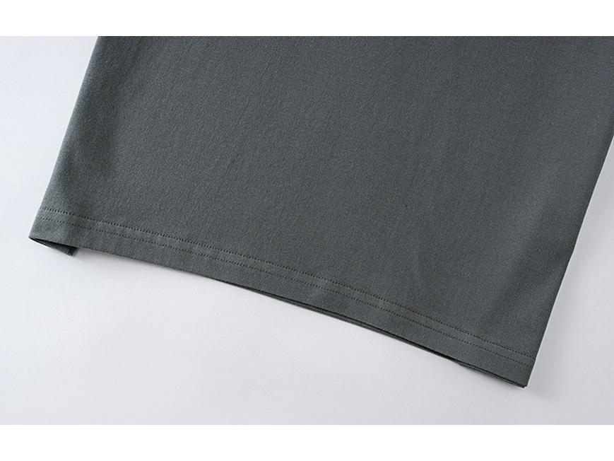 Men's 180g Cotton Short Sleeve Crew Neck Loose Fit T-Shirt