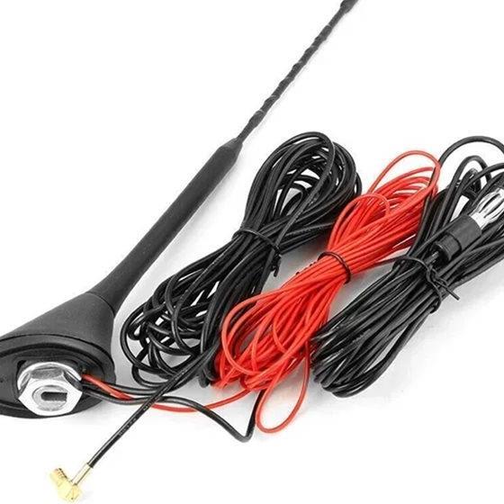 AB26 Car Universal Roof Radio Car Aerial Antenna Mast Mount Active Amplified DAB+ FM Radio Aerial Antenna Mast