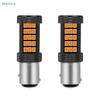 2PCS 1157 66-LED Red Brake Light Bulbs - Super Bright Tail Light Replacement for Cars